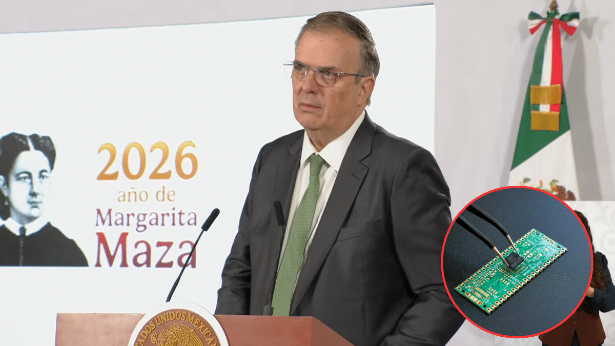 Marcelo Ebrard promete producción de semiconductores en México