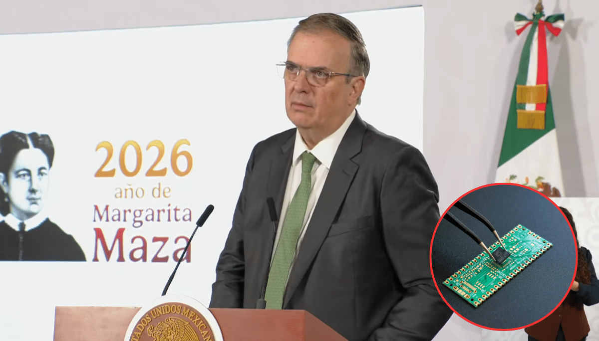 Marcelo Ebrard promete producción de semiconductores en México