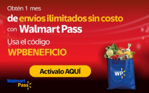 Walmart Pass en México: Actívalo con el código WPBENEFICIO y obtén Envíos Gratis