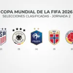 Primeros invitados a dieciseisavos de final del mundial 2026.