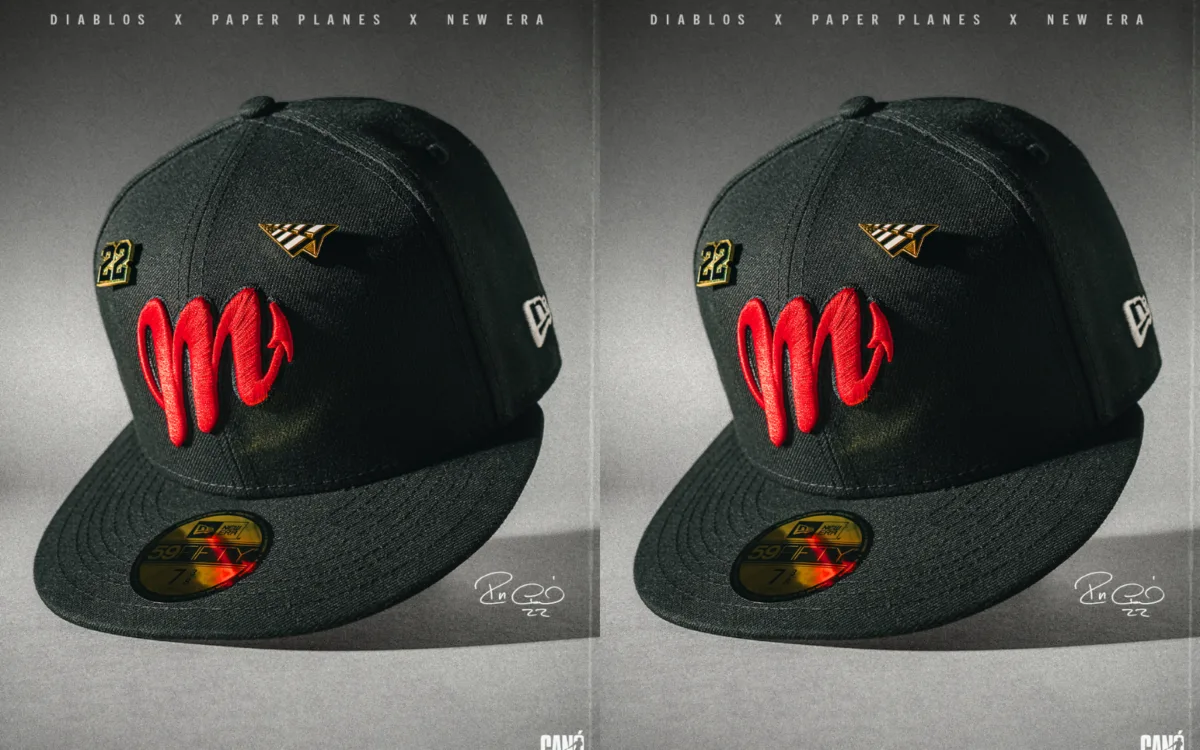 Conoce la nueva gorra 59FIFTY de Robinson Canó con los Diablos Rojos. Checa su diseño exclusivo y su precio de $1,099 pesos.