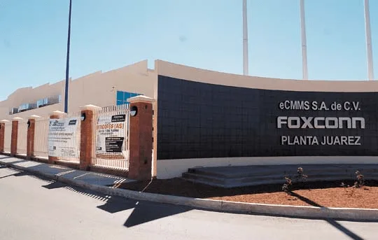 Foxconn tiene una planta en Ciudad Juárez, Chihuahua (La Marea)