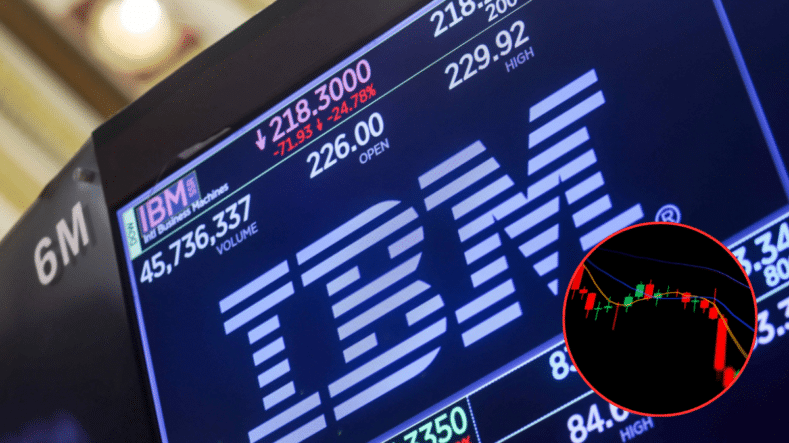 IBM registra su peor caída bursátil en décadas