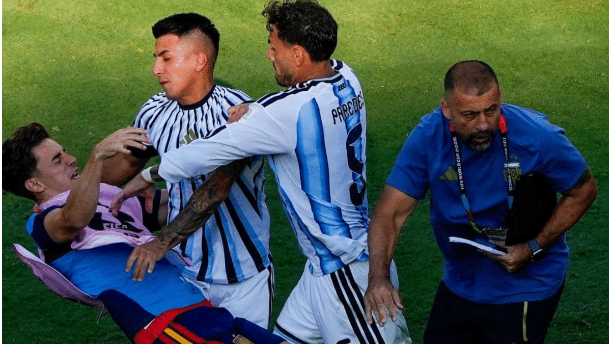 La FIFA investiga formalmente a la Selección Argentina por agresiones físicas de Paredes, Molina y Ayala tras perder la final mundialista ante España.