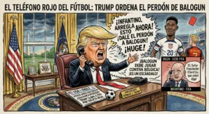Escándalo Mundial: La Casa Blanca intervino directamente ante la FIFA para anular la tarjeta roja del delantero estadounidense Folarin Balogun antes del partido contra Bélgica.