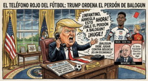 Escándalo Mundial: La Casa Blanca intervino directamente ante la FIFA para anular la tarjeta roja del delantero estadounidense Folarin Balogun antes del partido contra Bélgica.