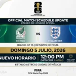 En un giro inesperado que ha puesto a correr a organizadores, televisoras y aficionados, la FIFA y el comité organizador local anunciaron una modificación de última hora en la agenda de la Copa Mundial 2026.