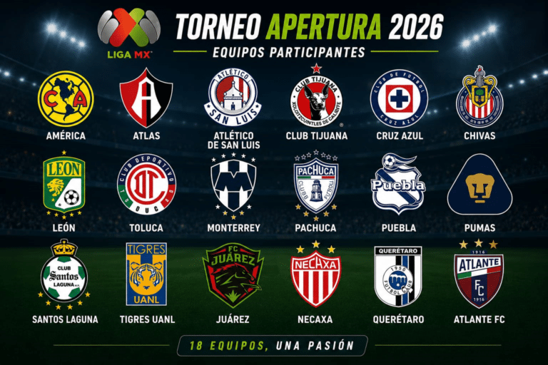 ¡Ya rueda el balón en el Apertura 2026! La Liga MX inicia su Jornada 1 este jueves con el histórico regreso del Atlante a Primera División enfrentando a Necaxa.