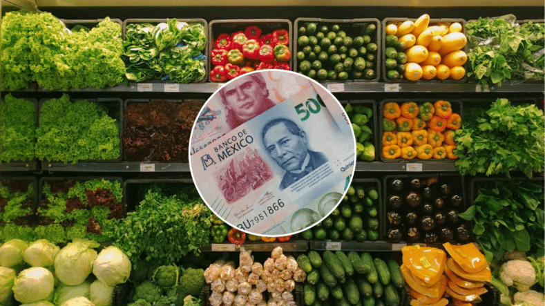 La inflación de junio bajó a 3.37%, su nivel más bajo en cinco años y medio, con el jitomate y los chiles cayendo más de 30% en un solo mes.