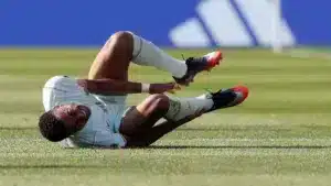 Mbappé lesión tobillo