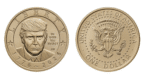 Moneda conmemorativa de 1 dólar de Donald Trump