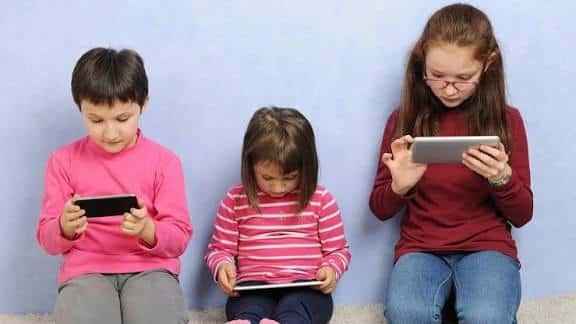 Niños-celulares