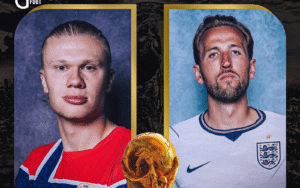 Noruega vs. Inglaterra: A qué hora y dónde ver el choque por el pase a semis entre Haaland y Kane
