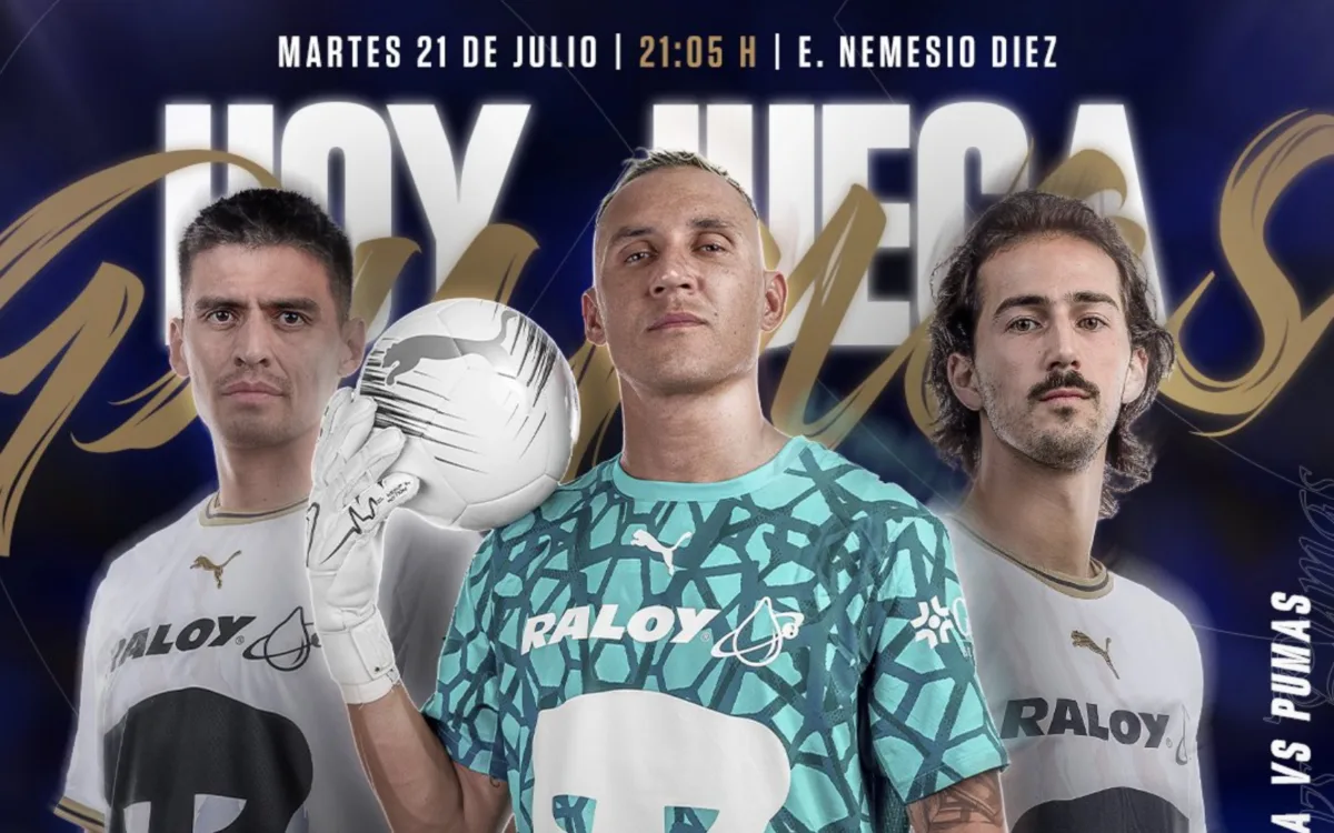 Toluca vs Pumas hoy martes 26 a las 9pm en el Nemesio Díez en la jornada 2 de la liga mx