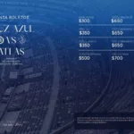 Los boletos para el partido entre Cruz Azul y Atlas oscilan entre los $300 y los $1,650 pesos
