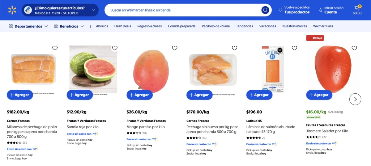 Sandía roja a 12.90 y jitomate a 16 pesos el kilo. Estas son las ofertas del Martes de Frescura Walmart de hoy 4 de agosto