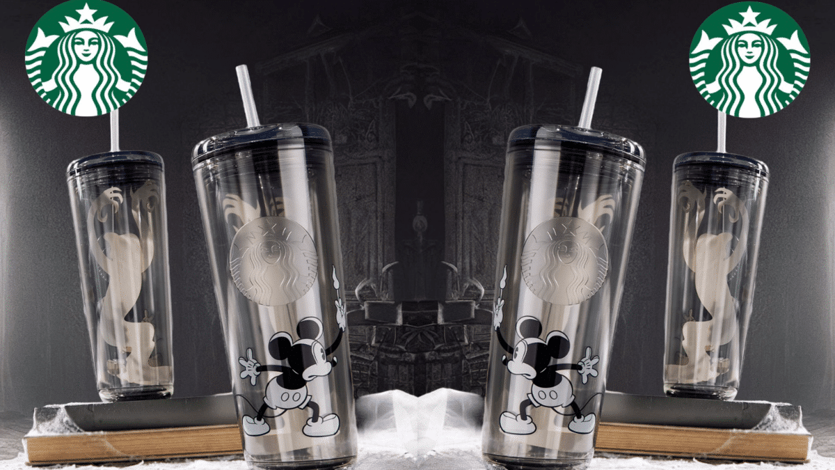 Disney y Starbucks lanzan el termo de Mickey de The Haunted House en 34.99 dólares y ya está agotado