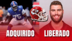 Kansas City Chiefs adquieren a Joshua Ezeudu de los Giants y liberan a Kellen Diesch