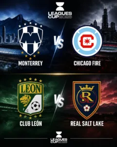 La cartelera presenta una lucha de titanes entre la Liga MX y la MLS con los enfrentamientos de CF Monterrey vs. Chicago Fire FC y Club León vs. Real Salt Lake.