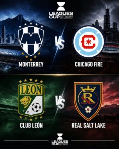 La cartelera presenta una lucha de titanes entre la Liga MX y la MLS con los enfrentamientos de CF Monterrey vs. Chicago Fire FC y Club León vs. Real Salt Lake.