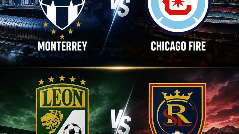 La cartelera presenta una lucha de titanes entre la Liga MX y la MLS con los enfrentamientos de CF Monterrey vs. Chicago Fire FC y Club León vs. Real Salt Lake.