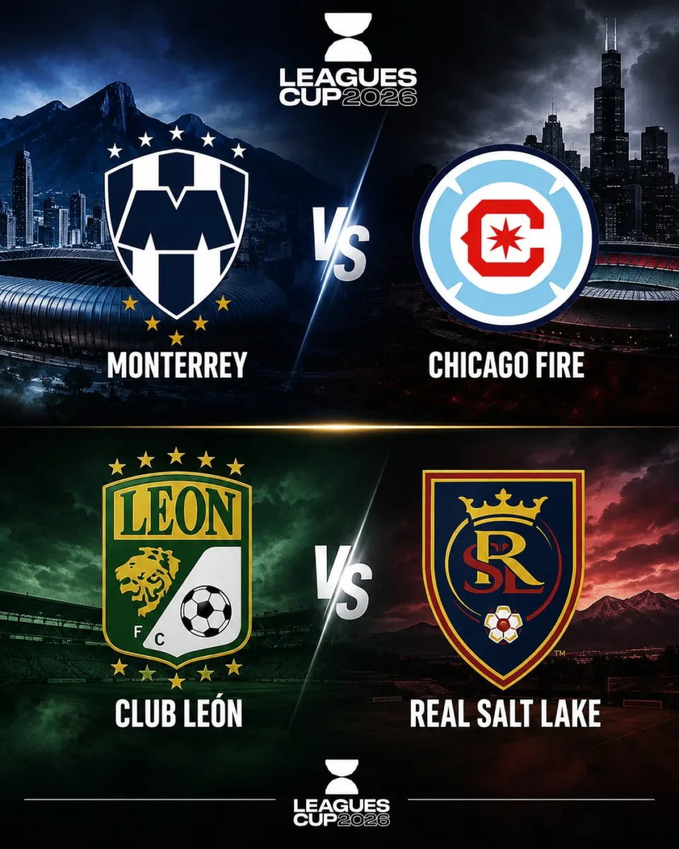 La cartelera presenta una lucha de titanes entre la Liga MX y la MLS con los enfrentamientos de CF Monterrey vs. Chicago Fire FC y Club León vs. Real Salt Lake.