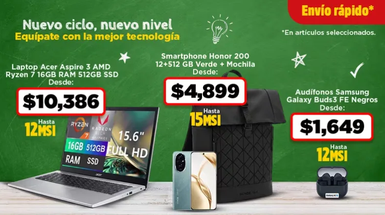 Las mejores ofertas en tecnología de Bodega Aurrera (Bodega Aurrera)