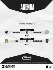 La batalla por las semifinales de la Leagues Cup 2026 arranca este martes 25 de agosto con los primeros dos choques de los cuartos de final.