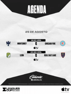 La batalla por las semifinales de la Leagues Cup 2026 arranca este martes 25 de agosto con los primeros dos choques de los cuartos de final.