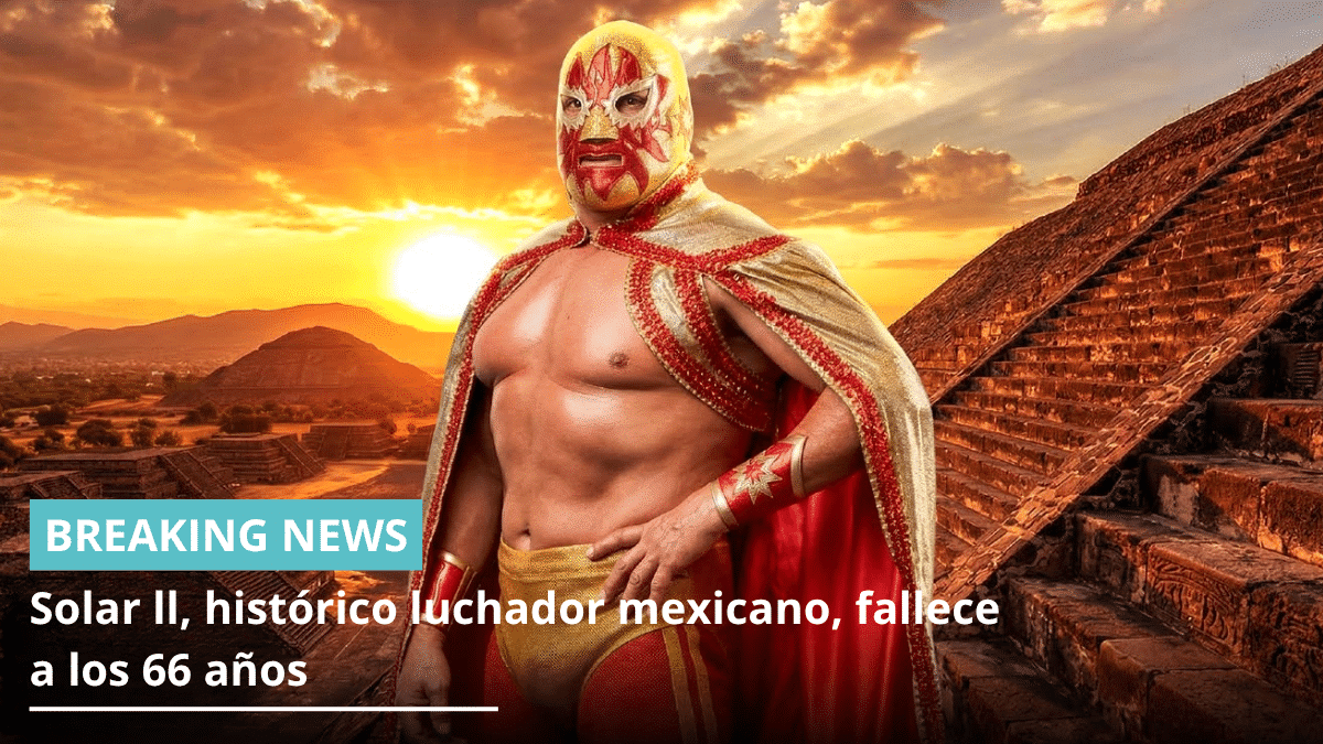 Solar II falleció a los 66 años. Su hermano Solar I confirmó la noticia que enluta a la lucha libre mexicana