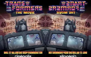 Preventa de The Transformers La Película 40 Aniversario en Cinépolis hoy 14 de agosto funciones del 17 al 20 de septiembre