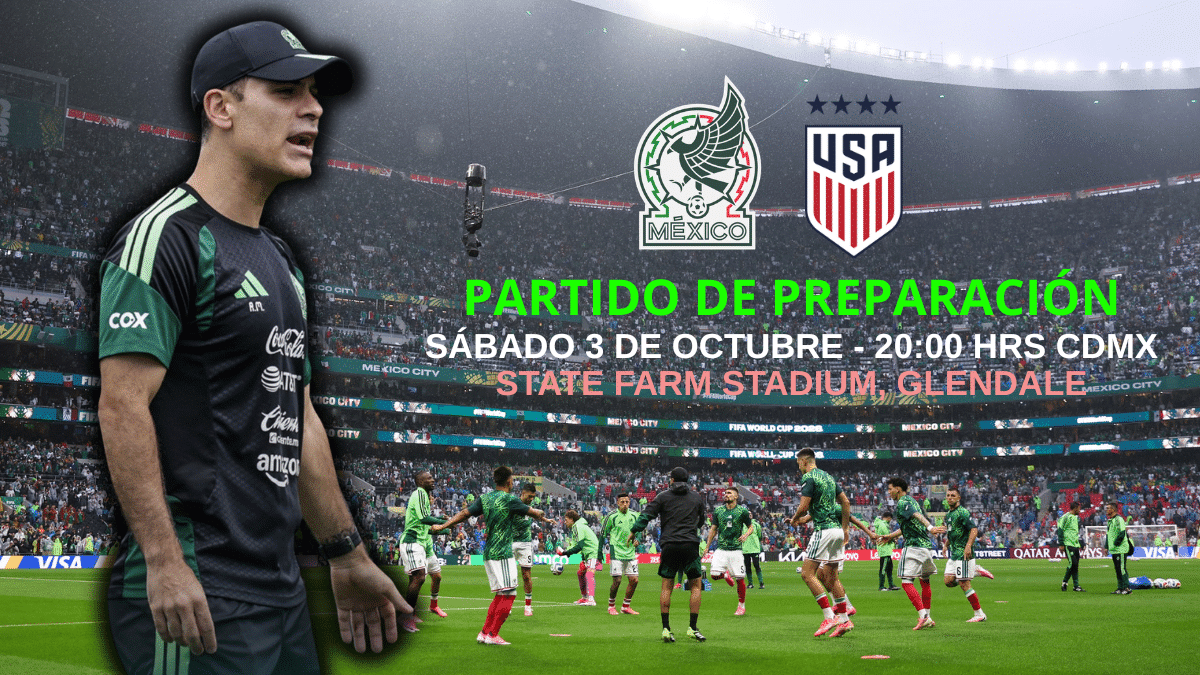 México vs Estados Unidos ya tiene sede y fecha confirmadas para octubre de 2026