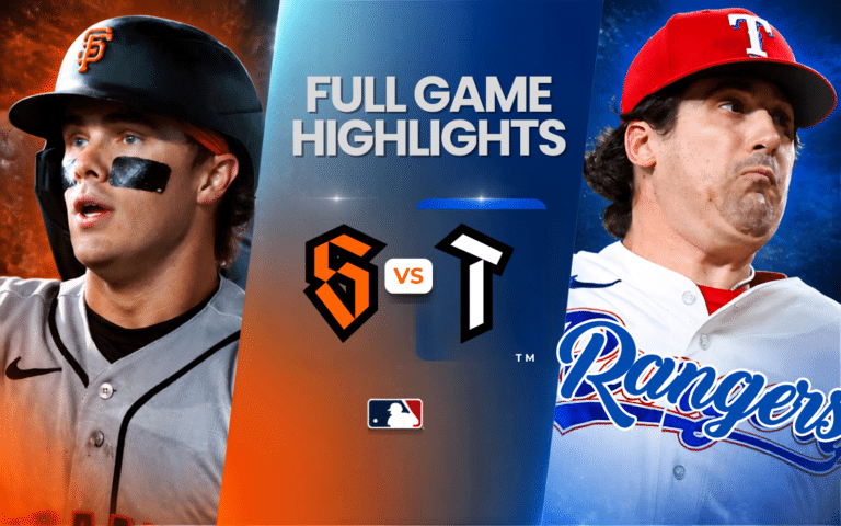 Rangers vs Giants hoy 5 de agosto: Texas gana 4-0 en la cuarta entrada en Globe Life Field