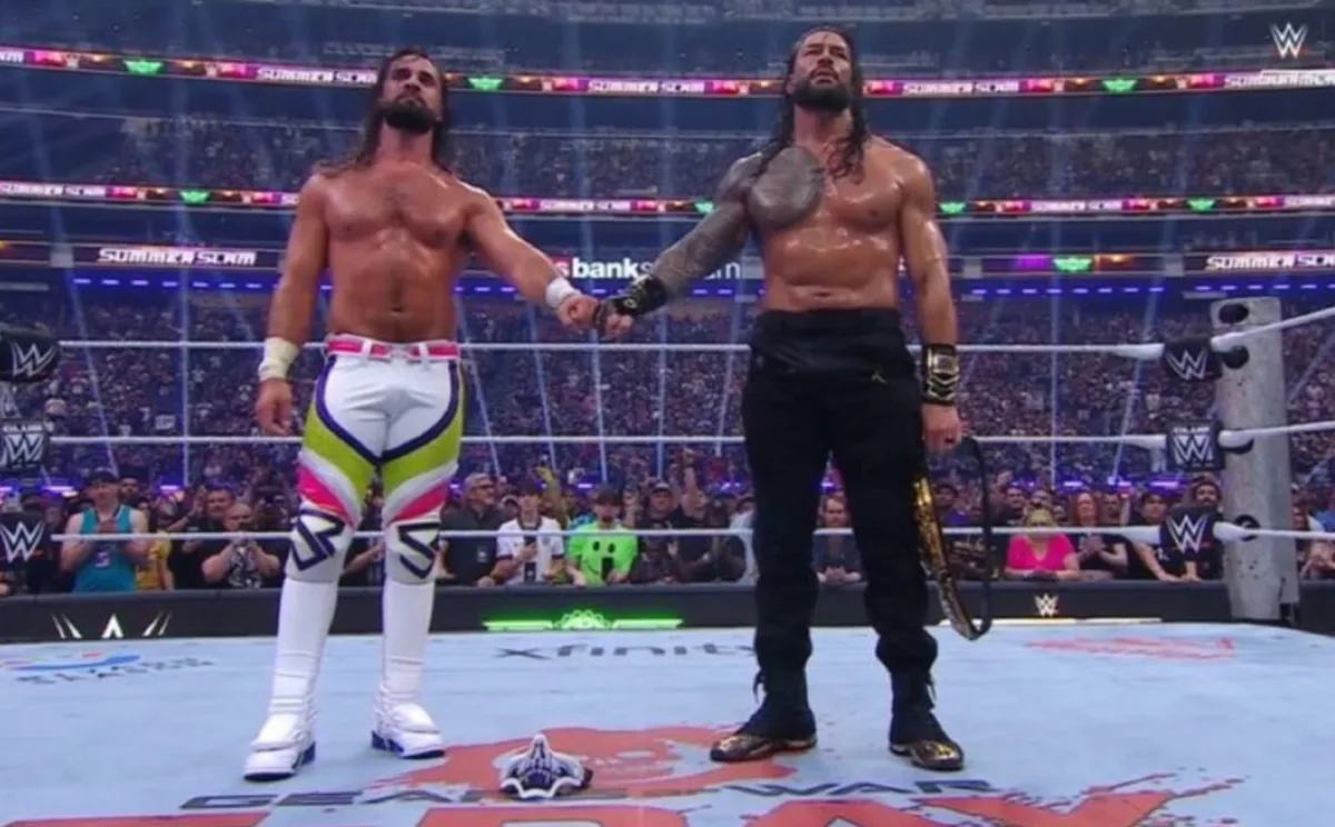 Roman Reigns retuvo el Campeonato Mundial de Peso Pesado ante Seth Rollins.