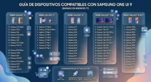 Samsung ha confirmado la lista de dispositivos en México que se actualizarán a One UI 9 basado en Android 17 a partir del último trimestre del año, enfocándose en la optimización del rendimiento y la expansión de Galaxy AI.