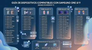 Samsung ha confirmado la lista de dispositivos en México que se actualizarán a One UI 9 basado en Android 17 a partir del último trimestre del año, enfocándose en la optimización del rendimiento y la expansión de Galaxy AI.