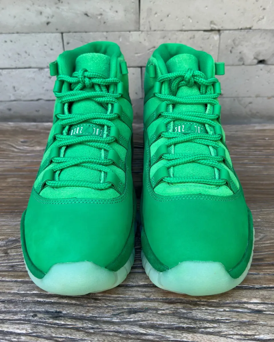 El Air Jordan 11 Green Screen llega el 16 de noviembre en 255 dólares.