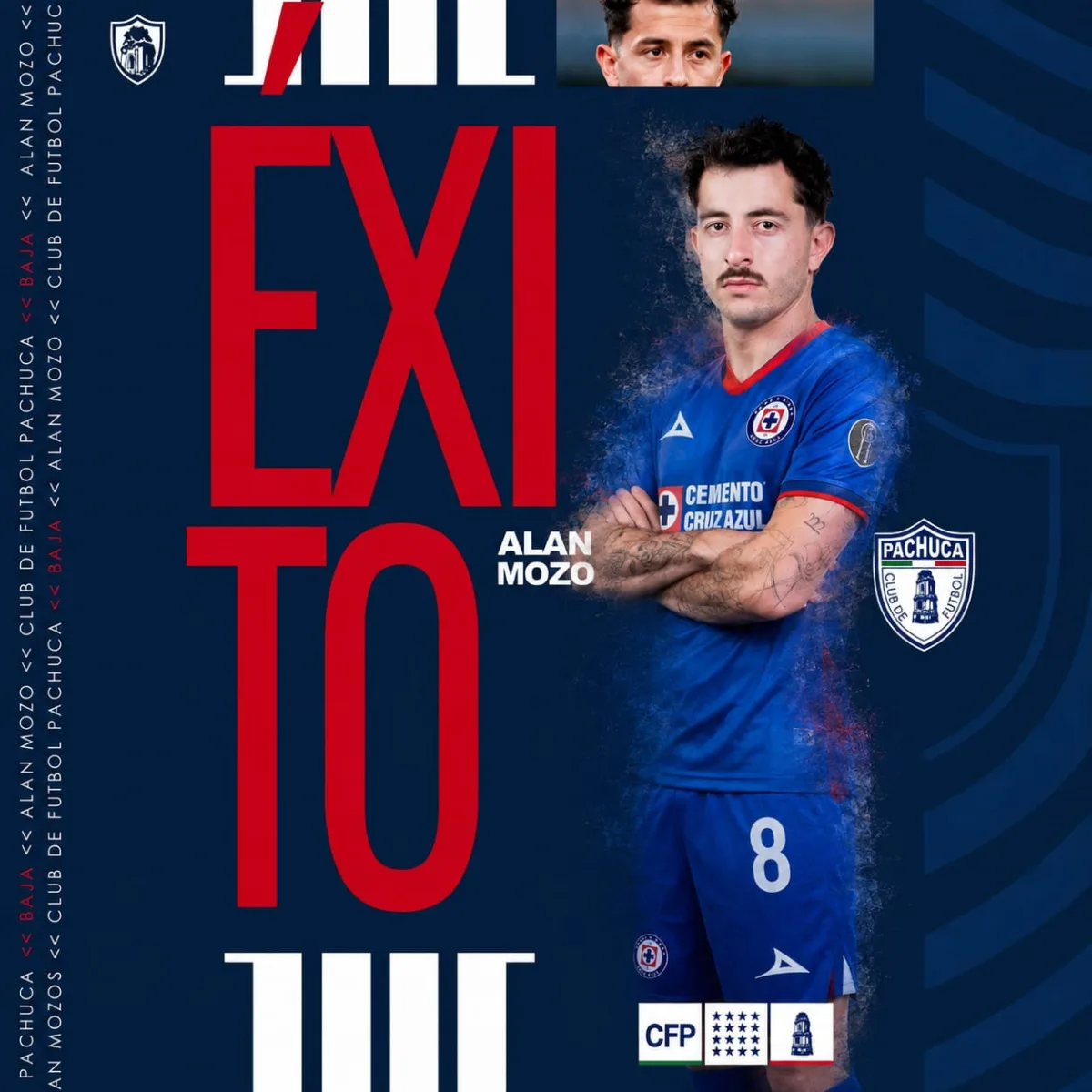 Cruz Azul fichó de forma definitiva al lateral derecho Alan Mozo procedente de Chivas, tras interrumpir su préstamo con Pachuca