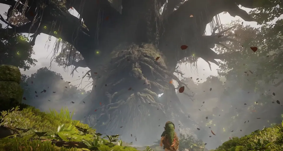 Así se ve el Deku Tree en el remake de Zelda Ocarina of Time