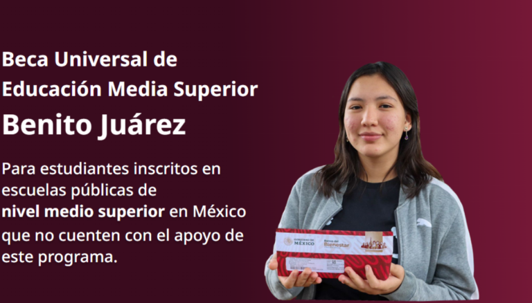 Beca Benito Juárez registro 21 de septiembre