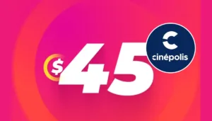 Cinépolis entradas a 45 pesos septiembre 2026