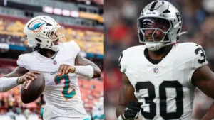 Miami Dolphins vs Las Vegas Raiders, partido de la Semana 1 de la NFL 2026