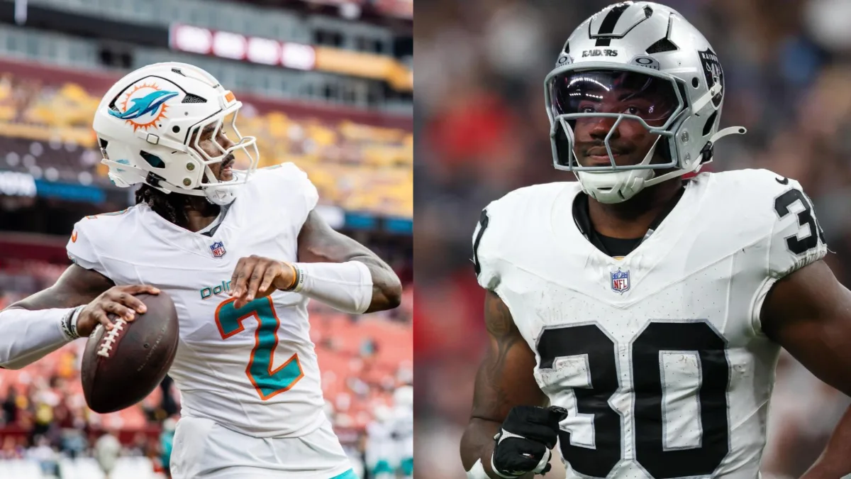 Miami Dolphins vs Las Vegas Raiders, partido de la Semana 1 de la NFL 2026