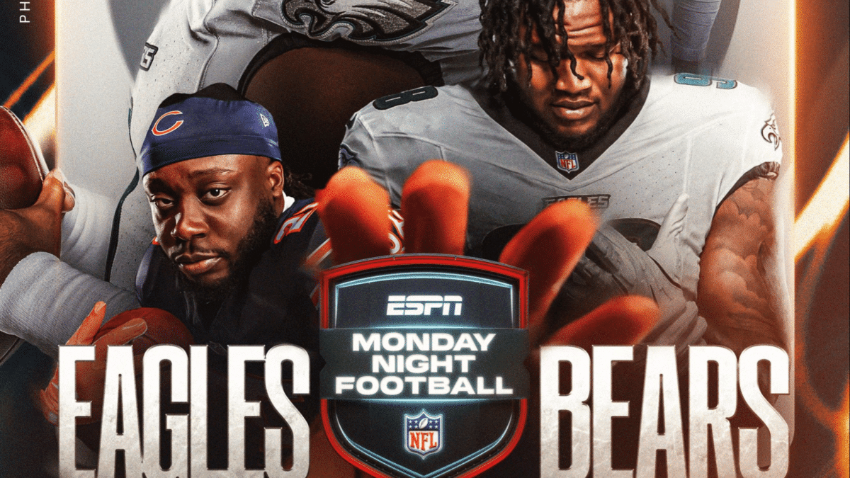 Eagles vs Bears hoy lunes 28 de septiembre a las 18:15: canal y streaming del Monday Night Football