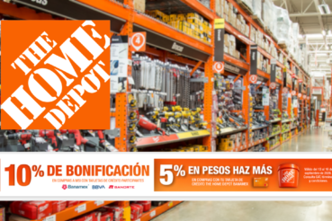 Promoción bancaria Home Depot 13 al 16 de septiembre