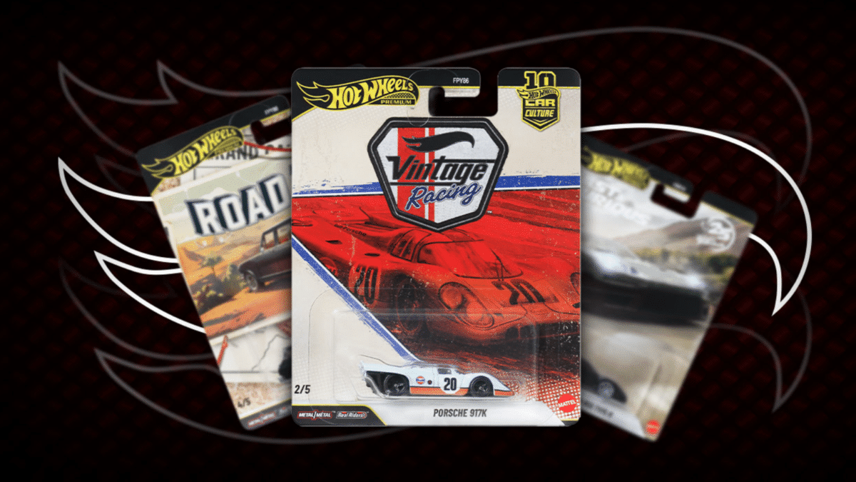 Hot Wheels Vintage Racing regresa en Car Culture 2026: Porsche 917K, Ferrari 250 GTO y Lancia Stratos en la nueva serie de Mattel