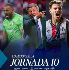 El América alcanzó el liderato de la Liga MX junto al Toluca tras golear 4-2 al Necaxa con un triplete de Henry Martín, mientras que los Diablos empataron 3-3 con Cruz Azul.