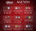 La Jornada 7 del Apertura 2026 de la Liga MX se jugará de forma incompleta debido a que cuatro partidos fueron pospuestos por la Leagues Cup.
