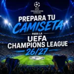 El catálogo incluye indumentarias de equipos como Real Madrid, Barcelona, PSG, Manchester City, Liverpool y FC Porto en tiendas autorizadas.