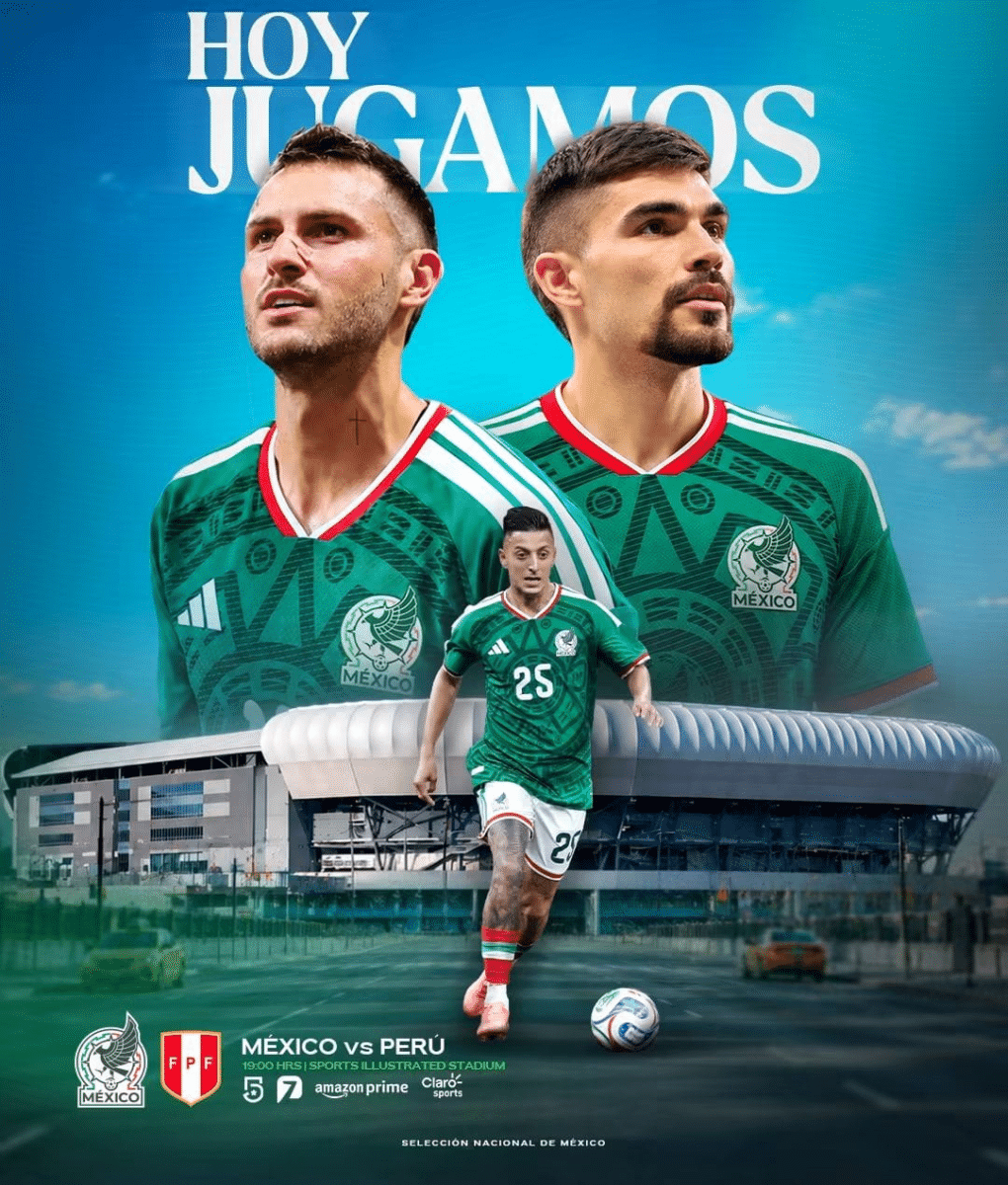 La Selección Mexicana enfrenta hoy a Perú en Nueva Jersey, marcando el segundo partido amistoso bajo la dirección técnica de Rafael Márquez.